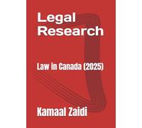 Legal Research: Law in Canada (2025)