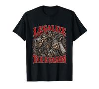 Légaliser l'évasion fiscale Drôle Satire Trader Finance Meme Ironic T-Shirt Graphique avec Valeur
