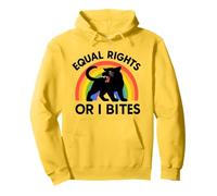 L'égalité des droits ou je mords - Panther Sweat à Capuche