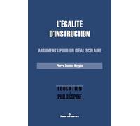L'égalité d'instruction