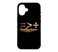 L'égalité est Plus Grande Que la Division Melanin Black History Coque pour iPhone 16