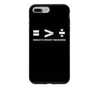 L'égalité est Plus Grande Que la Division Melanin Black History Coque pour iPhone 7 Plus/8 Plus