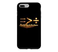 L'égalité est Plus Grande Que la Division Melanin Black History Coque pour iPhone 7 Plus/8 Plus