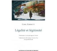 Légalité et légitimité: Présentation et notes par Augustin Simard