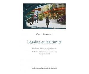 Légalité et légitimité: Présentation et notes par Augustin Simard