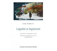 Légalité et légitimité: Présentation et notes par Augustin Simard