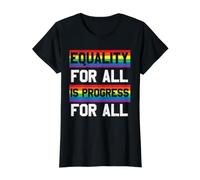 L'égalité pour Tous, C'est Un progrès pour Tous Le Mois de la fierté LGBTQ T-Shirt Graphique avec Valeur