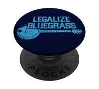 Legalize Bluegrass ! T-Shirt Vintage pour Fans de Musique PopSockets PopGrip Adhésif