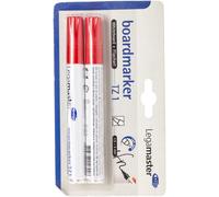 Legamaster 7 - 110002 Pack of 10 of Easy Erase Markers, Red