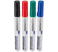 Legamaster 7-110094 Pack de 4 marqueurs de couleur pour tableau TZ 1 (Import Allemagne)