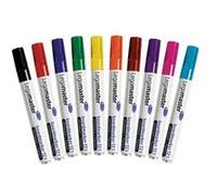 Legamaster 7-110099 Pack de 10 marqueurs de couleur pour tableau TZ 1 G