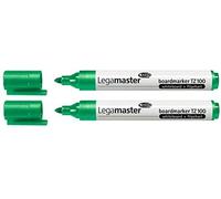 Legamaster 7-110504 Marqueur tz100 rechargeable, 1,5-3 mm, 10 Carton, vert vert