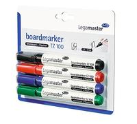 Legamaster 7-110594-4 Marqueur tz100, rechargeable, 1,5-3 mm, Set de 4 Pièces, assortis
