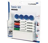 Legamaster 7-125100 basic Kit for Whiteboards Marqueur tableau blanc noir, bleu, rouge, vert contient effaceur, nettoyant, aimants N/A