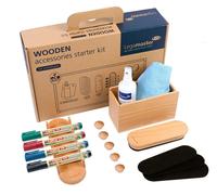 Legamaster 7-125600 WOODEN Kit d'accessoires pour tableau blanc 17 pièces