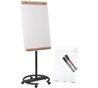 Legamaster Chevalet de conférence mobile Sketch Infinite L.69 x H.110 cm hauteur réglable surface acier émaillé magnétique effaçable à sec