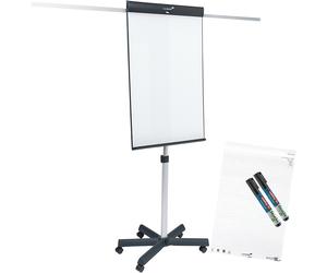 Legamaster Chevalet de conférence mobile Sketch Pro L.68 x H.105 cm hauteur réglable surface acier laqué magnétique effaçable à sec
