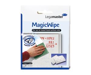 Legamaster Eponges MagicWipe pour tableaux blancs émaillés - Lot de 2 - Lavable