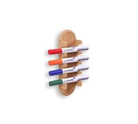 Legamaster - Porte-marqueur magnétique en bois pour tableau blanc effaçable à sec, rangement pour crayons pour bureau ou école
