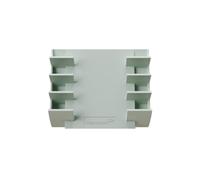 Legamaster Porte-marqueurs en verre vert sauge, espace pour 4 marqueurs, aimant extra puissant, organisation élégante