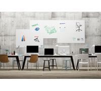 Legamaster Tableau blanc Board Up laqué - L.75 x H.50 cm - Magnétique - Sans Cadre