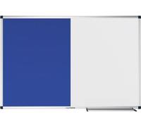 Legamaster UNITE Tableau combiné - 60 x 90 cm - Bleu - Combinaison tableau blanc et liège - Tableau blanc magnétique et inscriptible - Tableau en liège pour épingler des images et des plans en liège
