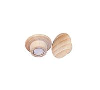Legamaster Aimant rond Wooden - Lot de 5 - Bois FSC
