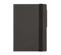 Legami - Agenda hebdomadaire 2025-2026, Deep Graphite, 16 mois petit, journal de septembre 2025 à décembre 2026, fermeture par élastique, papier certifié FSC, avec planificateur mensuel, 9,5 x 13,5 cm