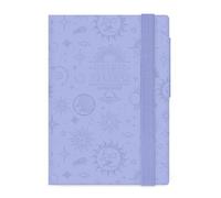 Legami - Agenda hebdomadaire 2026-2027, Cosmic Lilac, 16 mois, petit format, agenda de septembre 2026 à décembre 2027, avec carnet, papier certifié FSC, avec agenda mensuel, 9,5 x 13,5 cm