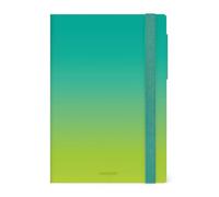 Legami - Agenda hebdomadaire 2026-2027, Shades of Green, 16 mois, format moyen, agenda de septembre 2026 à décembre 2027, fermeture à élastique, papier certifié FSC, avec agenda mensuel, 12 x 18 cm