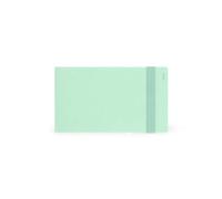 Legami - Agenda hebdomadaire à l'album petit, Pastel Mint, 13 mois, de janvier 2026 à janvier 2027, format horizontal, fermeture avec élastique, poche finale, carnet d'adresses amovible, 14x8 cm