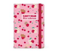 Legami - Agenda hebdomadaire illustré 2026-2027, Teddy Bear Pink, 16 mois, format moyen, de septembre 2026 à décembre 2027, fermeture à élastique, papier certifié FSC, 12 x 18 cm