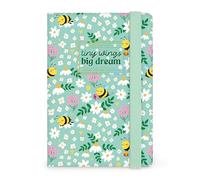 Legami - Agenda hebdomadaire illustré avec carnet 2026-2027, Bee, 16 mois, format petit, de septembre 2026 à décembre 2027, fermeture à élastique, papier certifié FSC, 9,5 x 13,5 cm