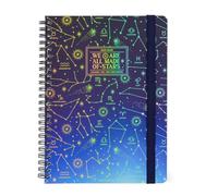 Legami - Agenda hebdomadaire Large 2026 à reliure spirale, Stars, 12 mois, fermeture élastique, agenda de janvier 2026 à décembre 2026, papier certifié FSC, 15 x 21 cm