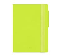 LEGAMI - Agenda hebdomadaire Mini 2026, Chartreuse, 12 mois Mini, carnet d'adresses inclus, fermeture avec élastique, journal de janvier 2026 à décembre 2026, en papier FSC certifié, 8 x 10 cm