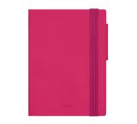LEGAMI - Agenda hebdomadaire Mini 2026, Raspberry, 12 mois Mini, carnet d'adresses inclus, fermeture avec élastique, journal de janvier 2026 à décembre 2026, en papier FSC certifié, 8 x 10 cm