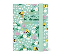 Legami - Agenda hebdomadaire Mini 2027, Bee, 12 mois, 8 x 11 cm