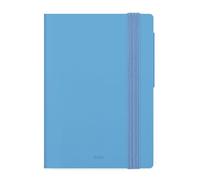 Legami - Agenda hebdomadaire petit 2026, rétro bleu, 12 mois petit, fermeture avec élastique, journal de janvier 2026 à décembre 2026, en papier FSC certifié, 9,5 x 13,5 cm