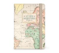 Legami - Agenda hebdomadaire photographique avec ordinateur portable 2025-2026, voyage, 16 mois petit, journal de septembre 2025 à décembre 2026, fermeture par élastique, papier certifié FSC, 9,5 x