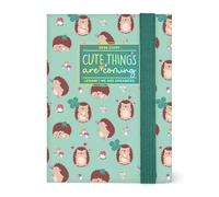 Legami - Agenda hebdomadaire photographique Mini 2026, Hedgehog, 12 mois, carnet d'adresses inclus, fermeture avec élastique, journal de janvier 2026 à décembre 2026, en papier FSC certifié, 8 x 11 cm