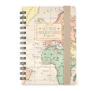 Legami - Agenda hebdomadaire Spiralata Small 2026, Travel, 12 mois petit, fermeture avec élastique, journal de janvier 2026 à décembre 2026, en papier FSC certifié, 8,5 x 13 cm