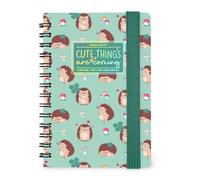 Legami - Agenda hebdomadaire Spiralé Small 2026, Hedgehog, 12 mois petit, fermeture avec élastique, journal de janvier 2026 à décembre 2026, en papier FSC certifié, 8,5 x 13 cm