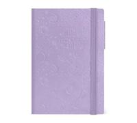 Legami - Agenda journalier 2025-2026, Mystic Lilac, Special Edition, 16 mois Medium, agenda de septembre 2025 à décembre 2026, fermeture élastique, papier certifié FSC, 12 x 18 cm