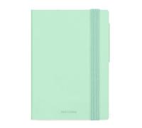 Legami - Agenda journalier 2025-2026, Pastel Mint, 16 mois Small, Agenda septembre 2025 à décembre 2026, fermeture élastique, papier certifié FSC, avec planning mensuel, 9.5 x 13.5 cm