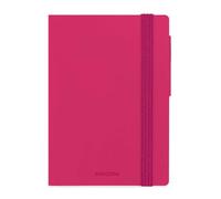 Legami - Agenda journalier 2025-2026, Raspberry, 16 mois Small, Agenda septembre 2025 à décembre 2026, fermeture élastique, papier certifié FSC, avec planning mensuel, 9.5 x 13.5 cm
