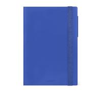 Legami - Agenda journalier 2026-2027, Eclectic Blue, 16 mois, format moyen, agenda de septembre 2026 à décembre 2027, fermeture à élastique, papier certifié FSC, 12 x 18 cm
