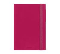Legami - Agenda journalier 2026-2027, Raspberry Jam, 16 mois, format moyen, agenda de septembre 2026 à décembre 2027, fermeture à élastique, papier certifié FSC, 12 x 18 cm