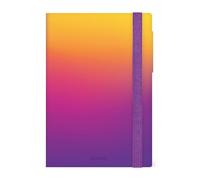 Legami - Agenda journalier 2026-2027, Sunset Vibes, 16 mois, format moyen, agenda de septembre 2026 à décembre 2027, fermeture à élastique, papier certifié FSC, 12 x 18 cm