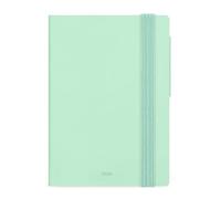 LEGAMI - Agenda journalier petit 2026, Pastel Mint, 12 mois petit, fermeture avec élastique, journal de janvier 2026 à décembre 2026, en papier FSC certifié, 9,5 x 13,5 cm