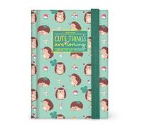 Legami - Agenda journalier photographique 2025-2026, Hedgehog, 16 mois, petit, journal de septembre 2025 à décembre 2026, fermeture par élastique, papier certifié FSC, 9,5 x 13,5 cm